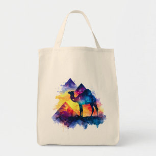 Tote Bag Cosmic Starry Nuit Camel égyptien Paysage