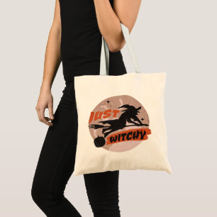 Tote Bag Costume de sorcière rétro pour soirée Halloween