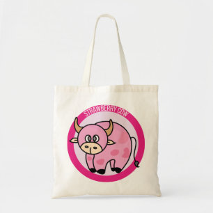 Tote Bag Costume de vache fraise Idées de design mignonne D