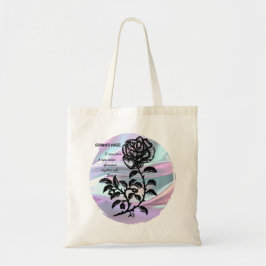 Tote Bag Cottage Rose sur Pastel - Granny's Magic