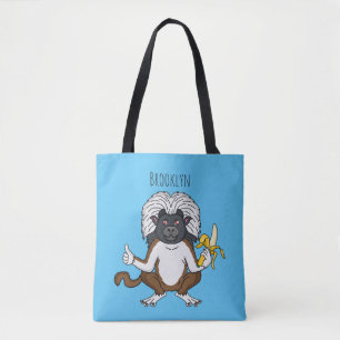 Tote Bag Cotton Top Tamarin montoon est une illustration