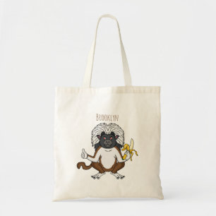 Tote Bag Cotton Top Tamarin montoon est une illustration