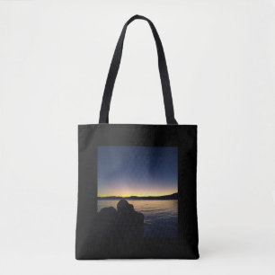 Tote Bag Couché de soleil sur le lac Tahoe