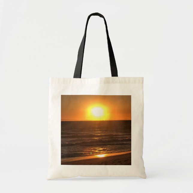 Tote Bag Coucher de soleil à Newport Beach, Californie (Devant)
