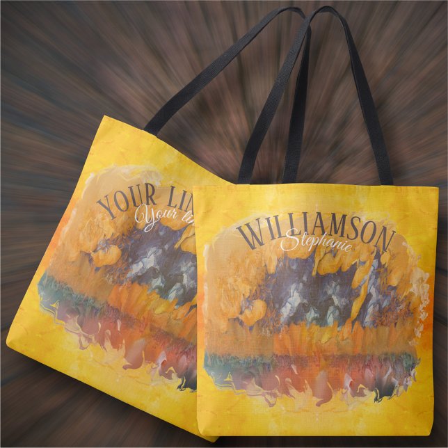 Tote Bag Coucher de soleil Abstrait 0612 (Créateur téléchargé)