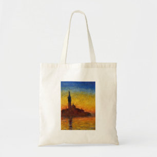 Tote Bag Coucher de soleil de Monet Venise Impressionnisme
