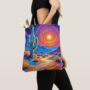 Tote Bag Coucher de soleil du désert