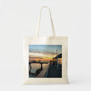 Tote Bag Coucher de soleil du vendredi soir au quai Edmonds
