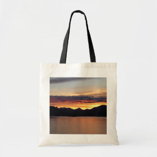 Tote Bag Coucher de soleil en Alaska I Photographie de l'Al