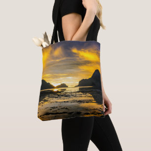 Tote Bag Coucher de soleil sur la baie d'El Nido