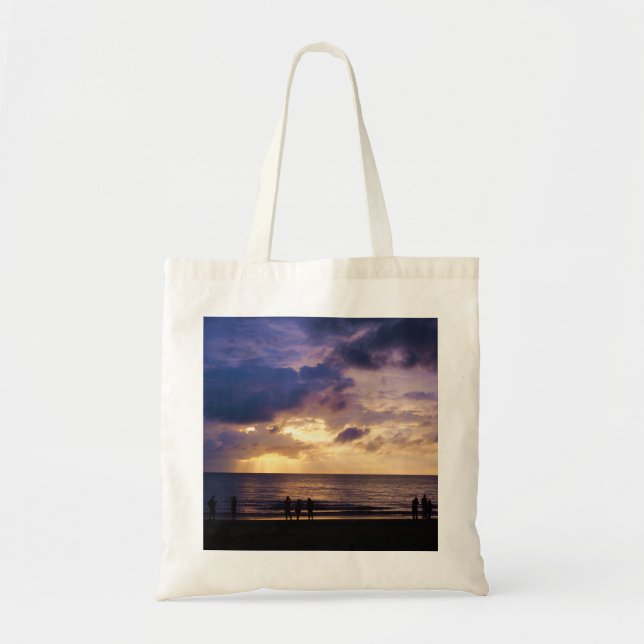 Tote Bag Coucher de soleil sur la côte de Malaisie (Devant)