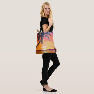 Tote Bag Coucher de soleil tropical