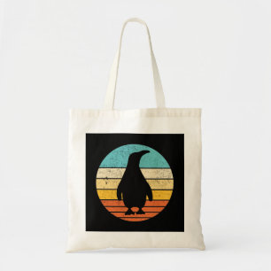 Tote Bag Coucher de soleil Vintage rétro Penguin