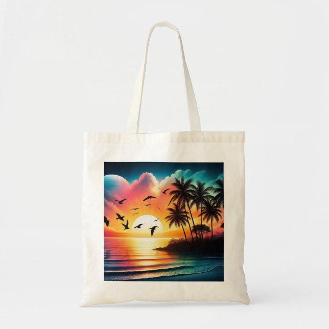 Tote Bag Coucher du soleil (Devant)