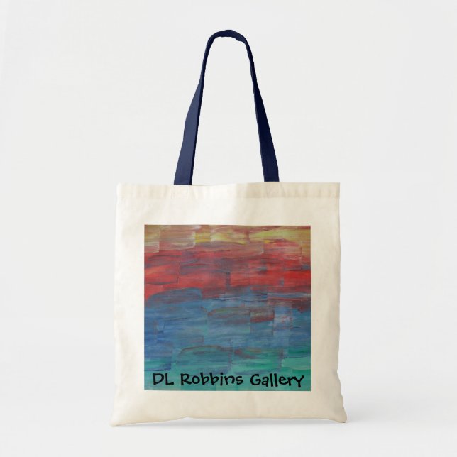 Tote Bag Coucher du soleil de Fourre-tout de galerie de DL (Devant)