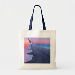 Tote Bag Coucher du soleil en vol