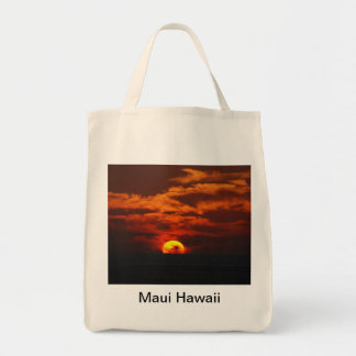 Tote Bag Coucher du soleil le long du Pali