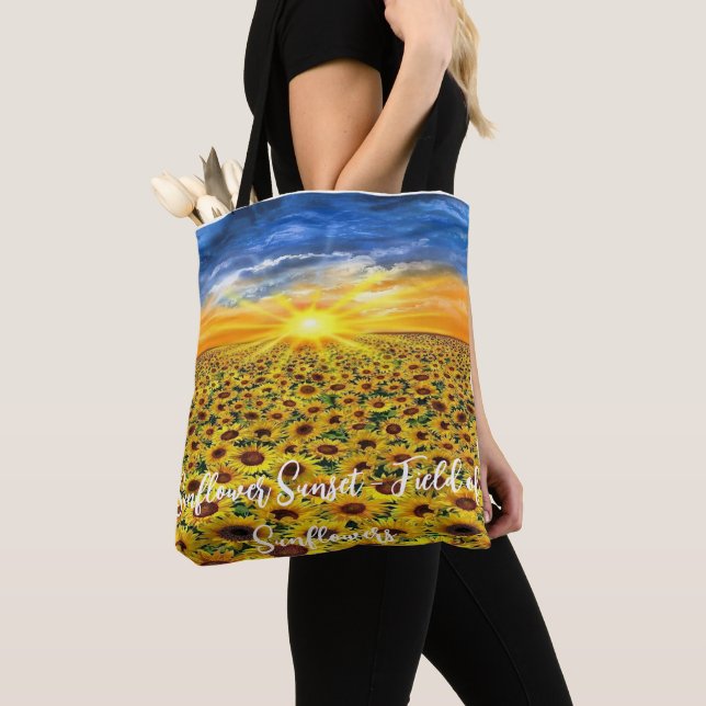 Tote Bag Couchers de soleil à la recherche : Rêves sur le t (De près)