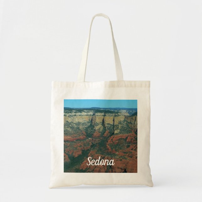 Tote Bag Couches de rochers rouges à Sedona Arizona (Devant)