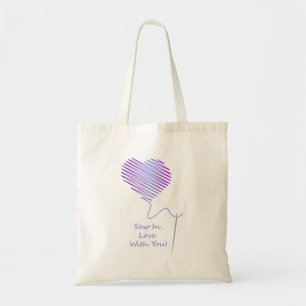 Tote Bag Coudre en amour avec toi