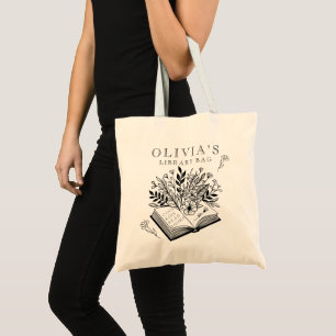 Tote Bag Couleur Bibliothèque pour enfants personnalisée