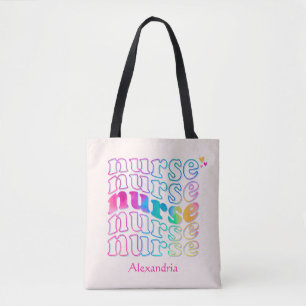 Tote Bag Couleur élégante infirmière