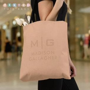 Tote Bag Couleur Orange Jaune Foncé Pastel Douce Lumière Do