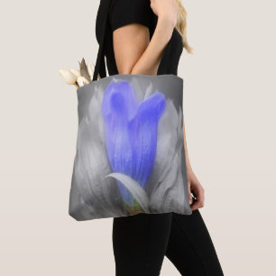 Tote Bag Couleur partielle gentienne bleue