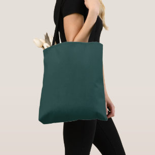 Tote Bag Couleur uni vert émeraude foncé