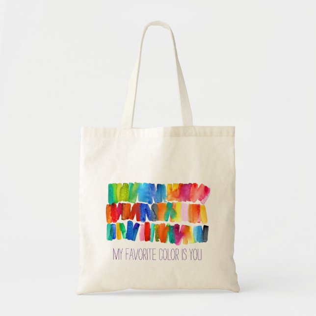 Tote Bag Couleurs abstraites modernes couleur anti-émeute c (Devant)