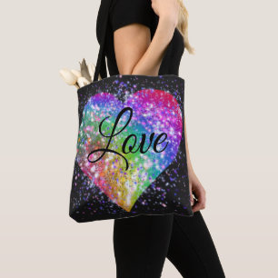 Tote Bag Couleurs arc-en-ciel déclenchant parties scintilla
