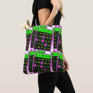 Tote Bag Couleurs au néon de cartes et de marqueurs de
