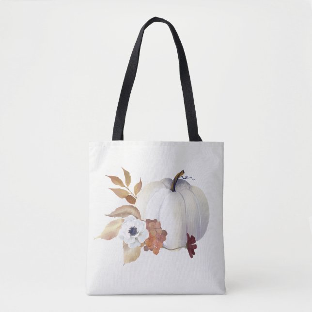Tote Bag Couleurs citrouille et Magnolia Fall (Devant)