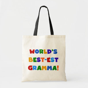 Tote Bag Couleurs lumineuses du Meilleur-est Gramma du