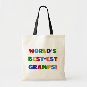Tote Bag Couleurs vives Meilleurs Cadeaux Gramps du monde