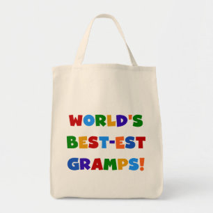 Tote Bag Couleurs vives Meilleurs Cadeaux Gramps du monde