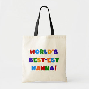 Tote Bag Couleurs vives Meilleurs Tshirts Nanna