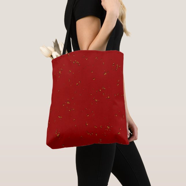 Tote Bag Coup De Feu Rouge Sur Votre Photo (De près)