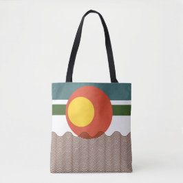 Tote Bag Coup de soleil Abstrait