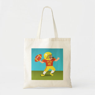 Tote Bag Coupable garçon de football avec casque étoilé
