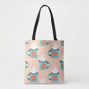 Tote Bag Coupe bleu clair Motif sans voile.