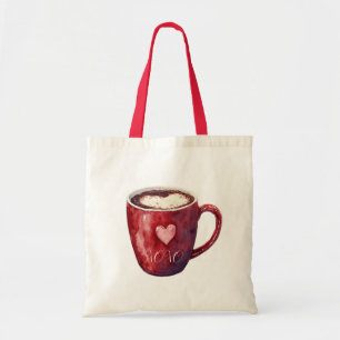 Tote Bag Coupe Cœur Rouge