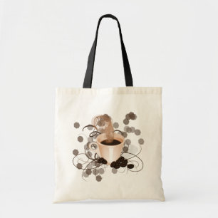 Tote Bag Coupe de café avec pois et haricots
