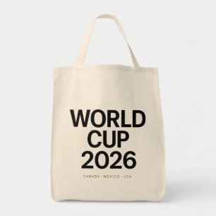 Tote Bag Coupe du Monde 2026 Un Match Trois Nations Minimal