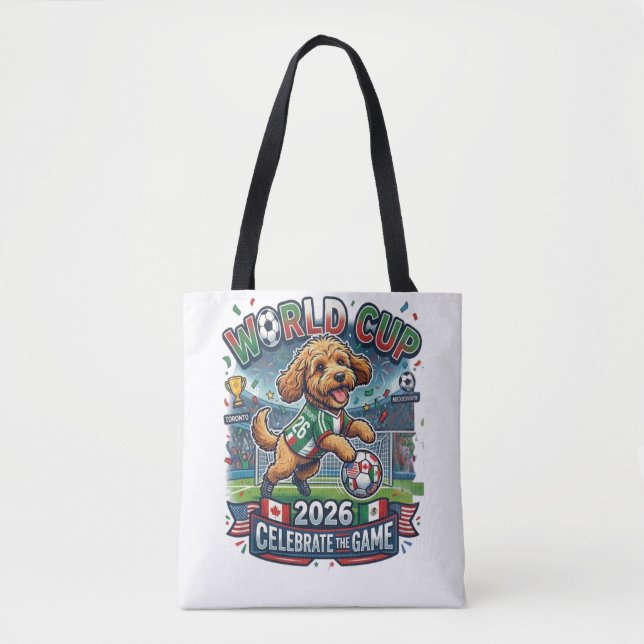 Tote Bag Coupe du Monde Cockapoo 2026 (Devant)