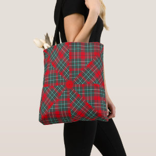 TOTE BAG COUPER CLAN MODERNE TARTAN 