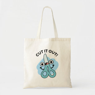 Tote Bag Coupez-Le Drôle Ciseaux Puns
