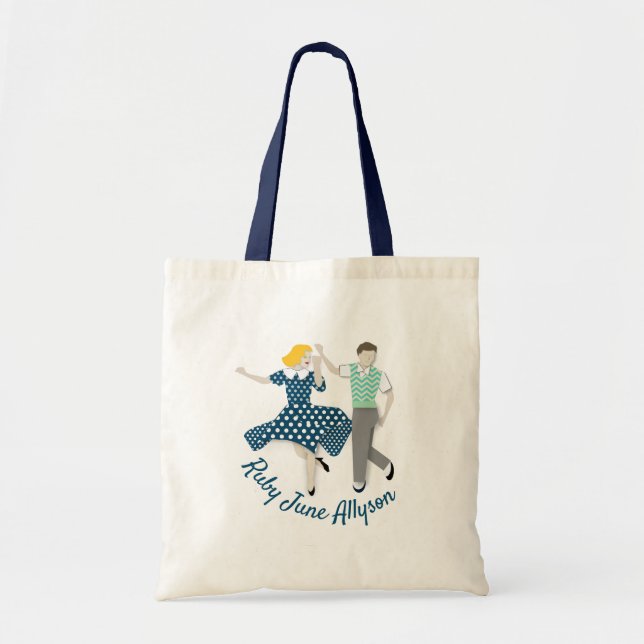 Tote Bag Couple de danse (Devant)