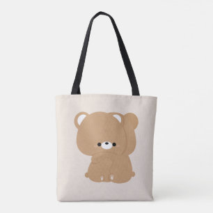Tote Bag Couple d'ours Brown mignon