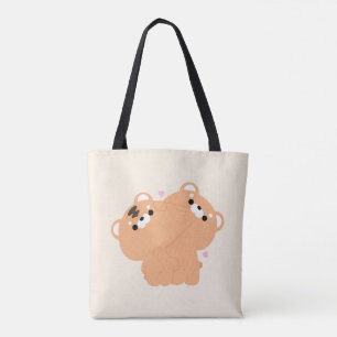 Tote Bag Couple Tigre mignon